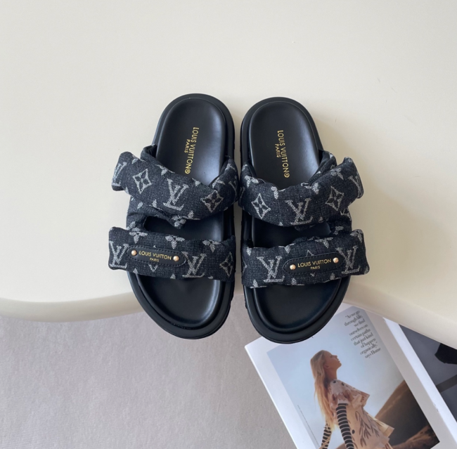 Women Fashion Slides with Box #LOV