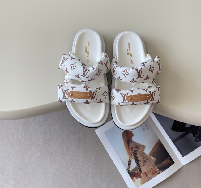 Women Fashion Slides with Box #LOV