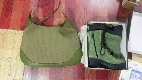 High Quality Boots with Bag Set  #GUI