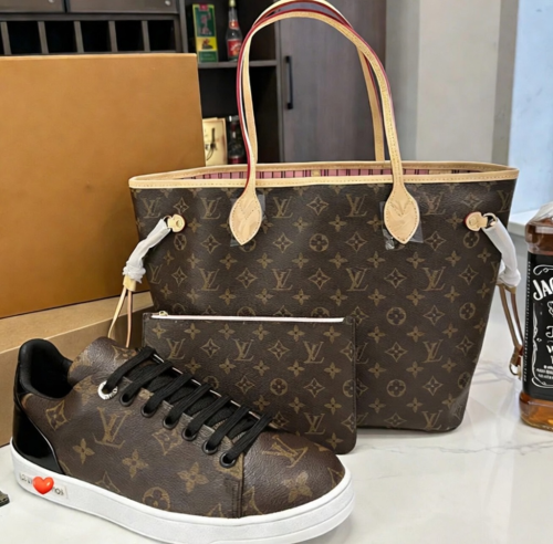 Fashion Sneaker with Bag Set #LOV