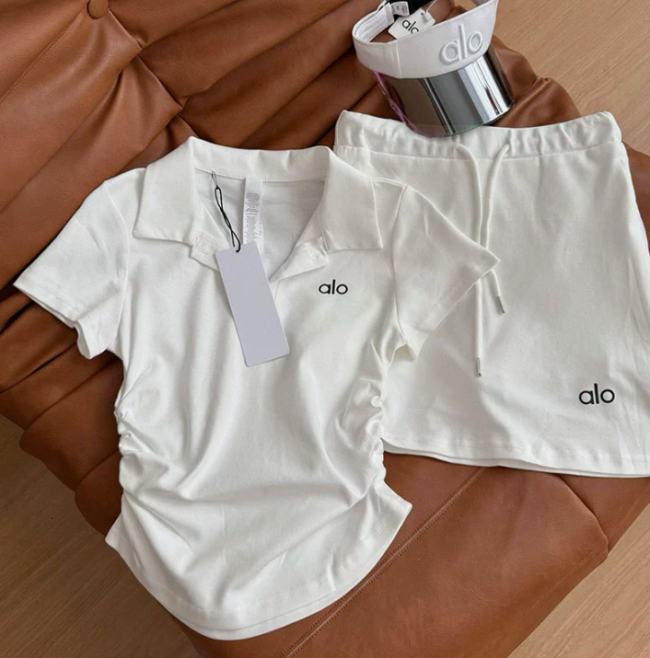 Fashion Alo Skirt Polo Set with Tags Size S-XL