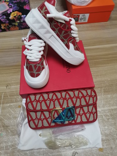 Fashion Shoes with Bag Set #VAL