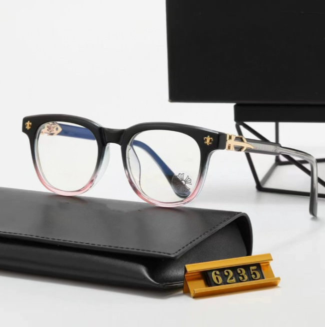 Fashion Chrome Heart Shades with Box #NOO