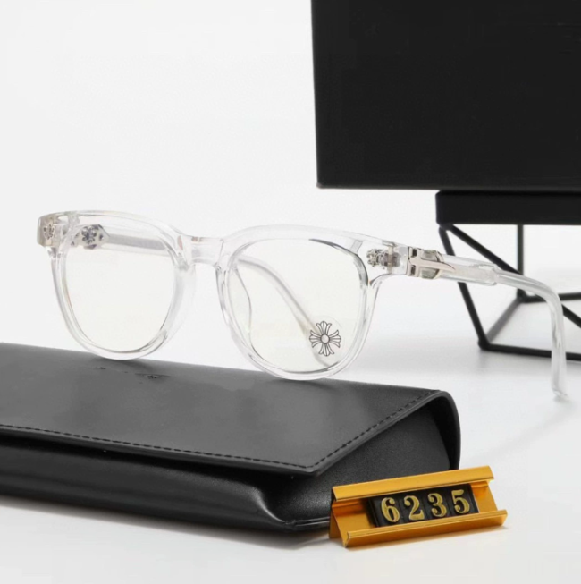 Fashion Chrome Heart Shades with Box #NOO