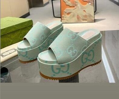 Women Fashion Wedge Sandals with Box #GUI