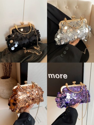 Women Fashion Kiss Lock Handbags #NOO