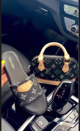 Fashion Slides with Bag Set Free Shipping #LOV