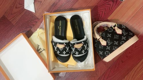 Fashion Slides with Bag Set Free Shipping #LOV