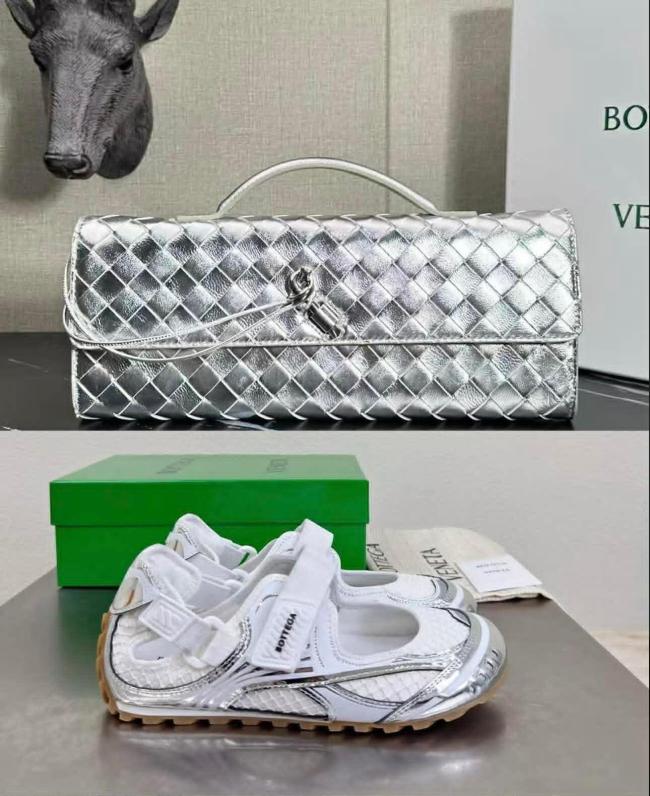 Fashion BV Shoes with Bag Set 