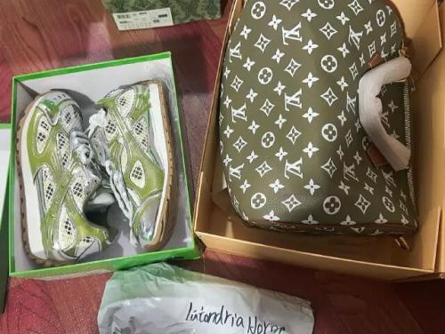 Fashion Shoes with Bag Set #BV