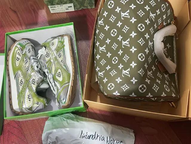 Fashion Shoes with Bag Set #BV