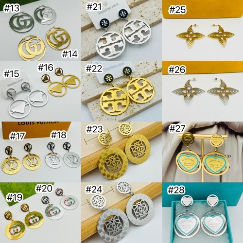 Fashion Earrings No Box #GUI #LOV 