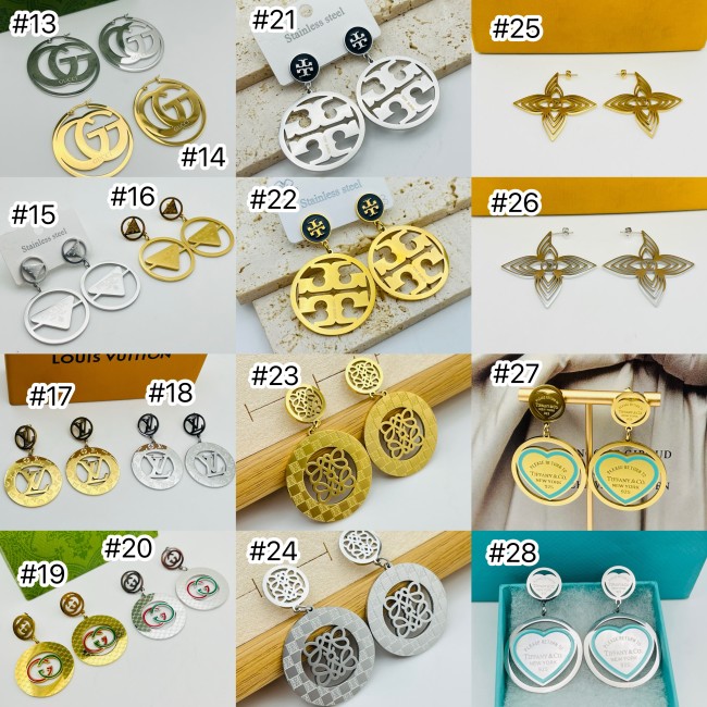 Fashion Earrings No Box #GUI #LOV 