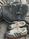 Fashion Shoes with Bag Set #LOV