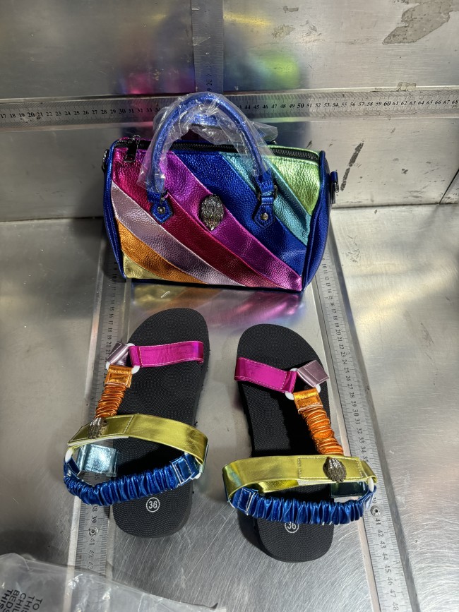 1 Set Fashion Casual Sandals & Handle Bag #NOO