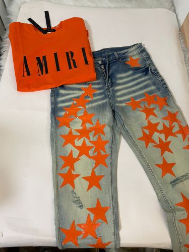Fashion amiri Shirts With Pants Set #NOO
