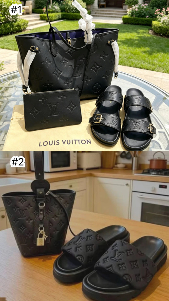Fashion Tote Bag with Sandals Set Free Shipping #LOV