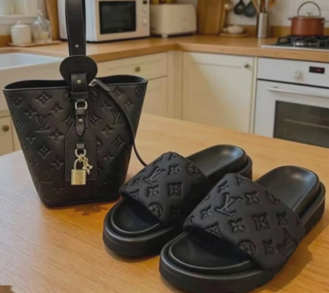 Fashion Tote Bag with Sandals Set Free Shipping #LOV