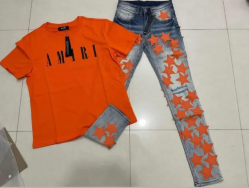 Fashion amiri Shirts With Pants Set #NOO