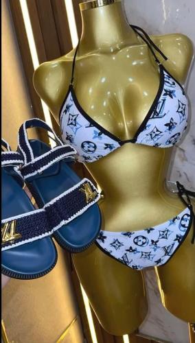 Fashion Swimsuit with Sandals Set #LOV
