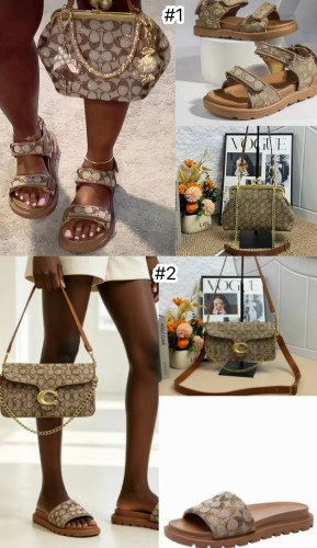 Fashion Sandal with Bag Set No Box #COA