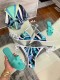 Fashion Swimsuits with Slides Set #PUCCI