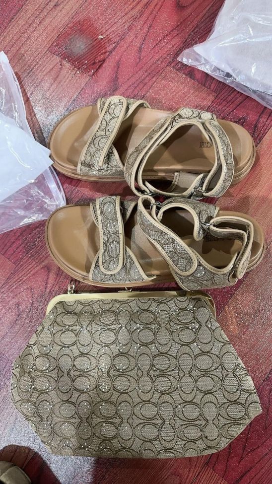 Fashion Sandal with Bag Set No Box #COA