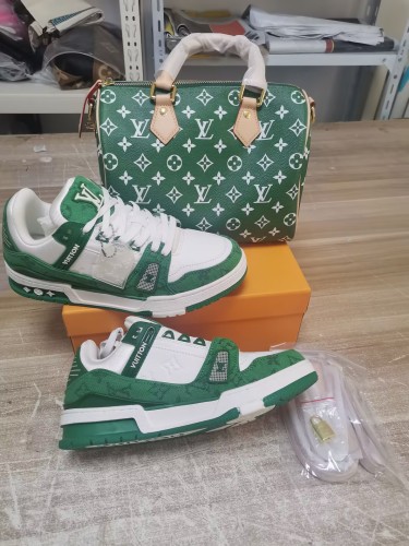 Fashion Speedy Bag with Shoes Set #LOV