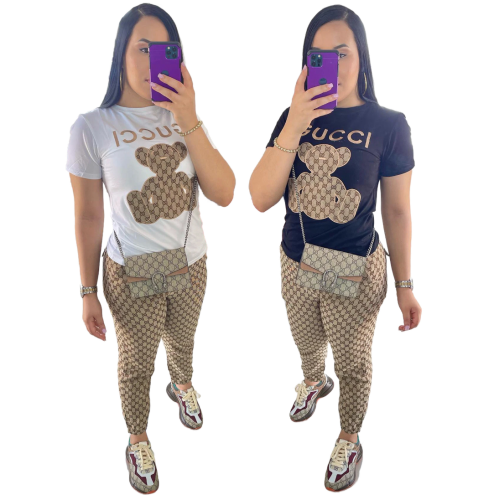 Women Fashion Shirt with Pants Set #GUI