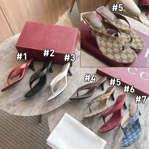 High Quality Flip Flops with Box Size 5-10 #GUI