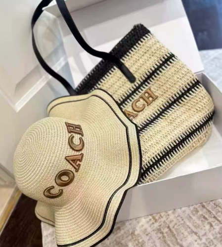 Fashion Beach Hat with Bag Set with Tags #COA