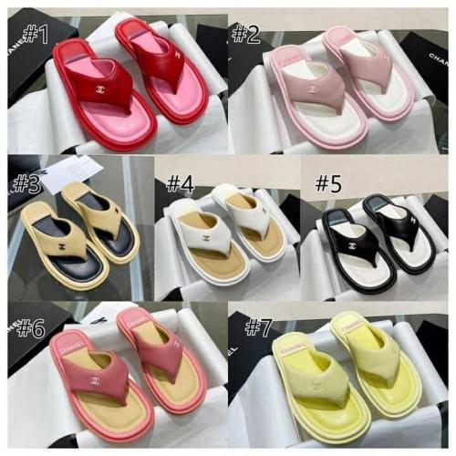 Women Fashion Slides with Box #CHN