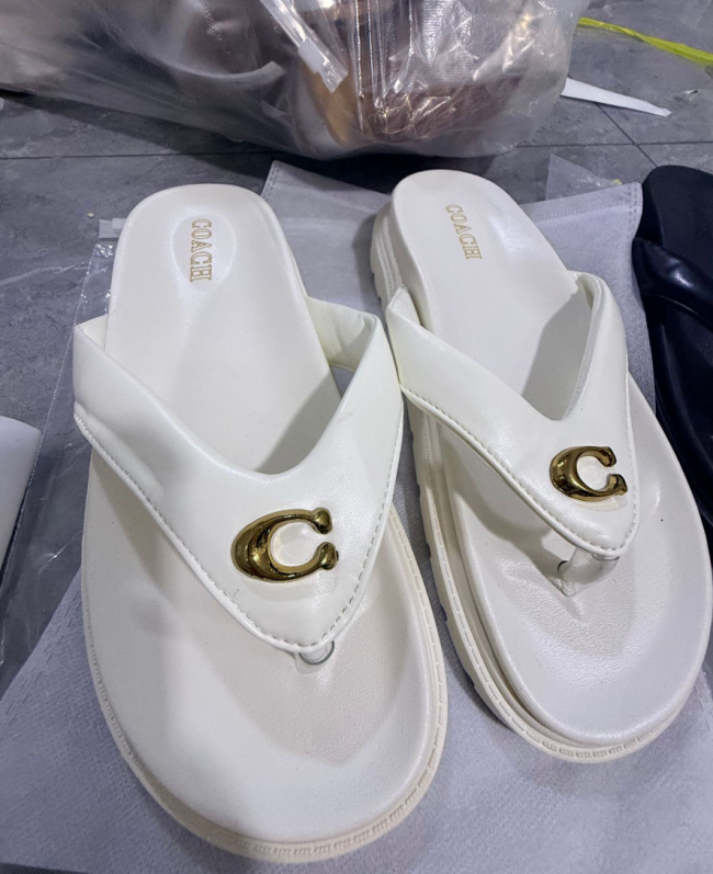 Women Fashion Coach Slides No Box #COA