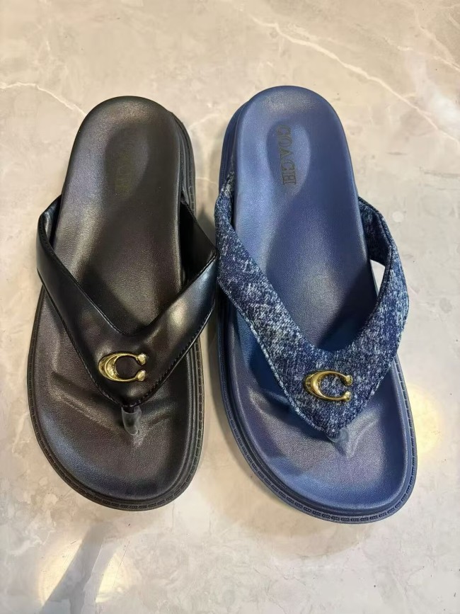Women Fashion Coach Slides No Box #COA