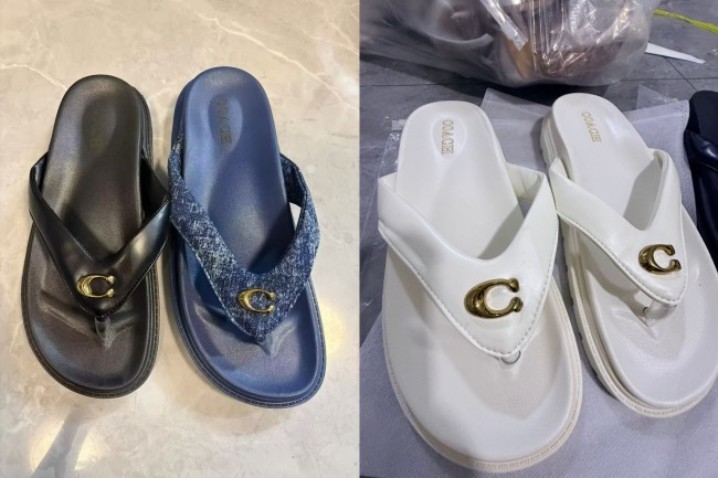 Women Fashion Coach Slides No Box #COA