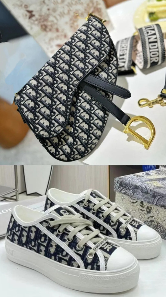 Fashion Shoes with Bag Set #DIO
