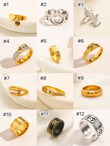 Wholesale Rings No Box #GUI #CHN #LOV