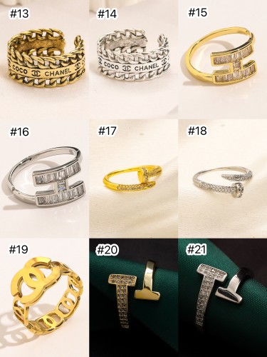 Wholesale Rings No Box #GUI #CHN #LOV