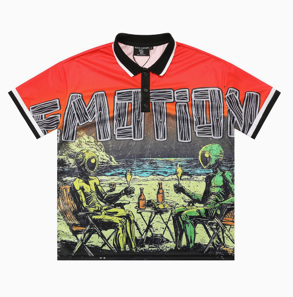 Men  Fashion Emotion Shirt with Tags #NOO