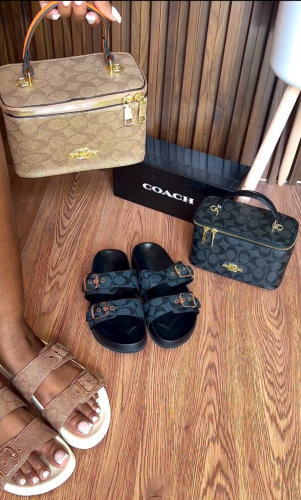  Fashion Sandals with Bag Set #COA