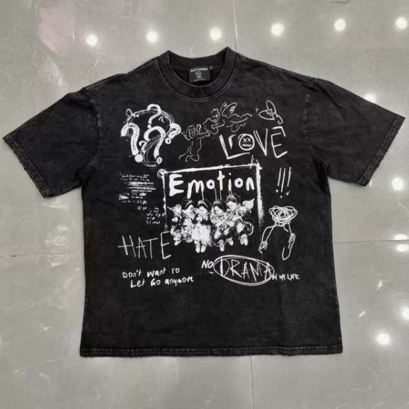 Men  Fashion Emotion Shirt with Tags #NOO