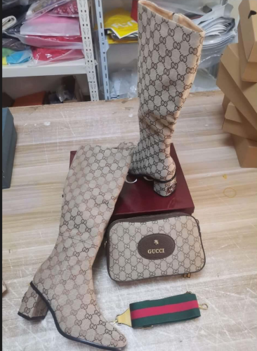 Fashion Boots with Bag Set #GUI