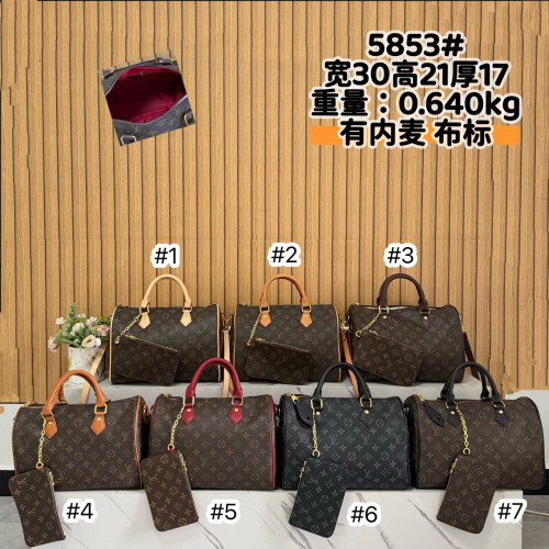 Fashion Speedy Bag with wallet Size 30cm #LOV