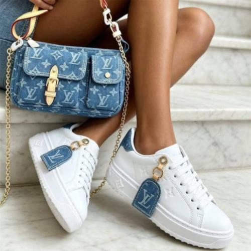 Fashion Shoes with Bag Set #LOV