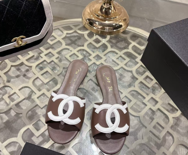 Women Fashion Slides with Box #CHN