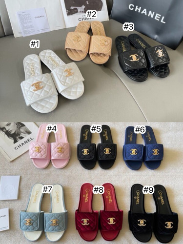 Women Fashion Slides with Box #CHN