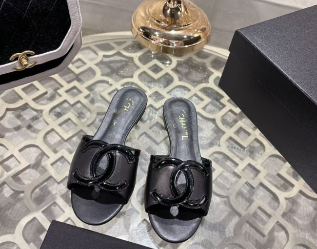 Women Fashion Slides with Box #CHN