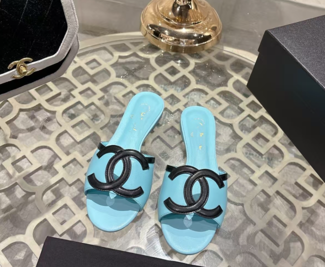 Women Fashion Slides with Box #CHN