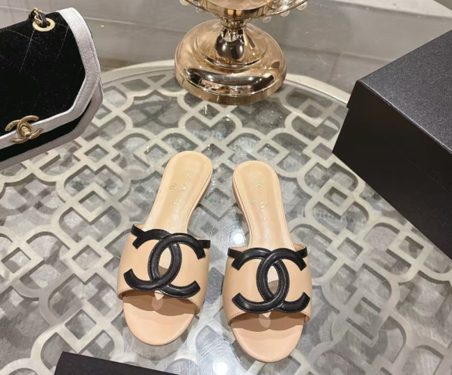 Women Fashion Slides with Box #CHN