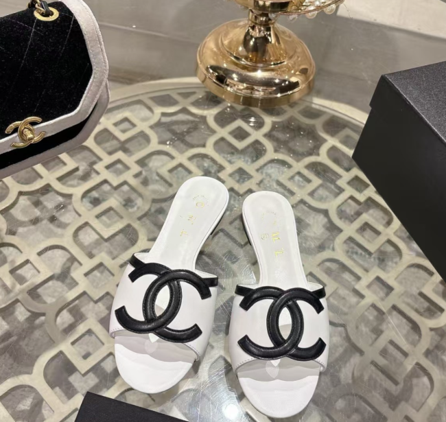 Women Fashion Slides with Box #CHN